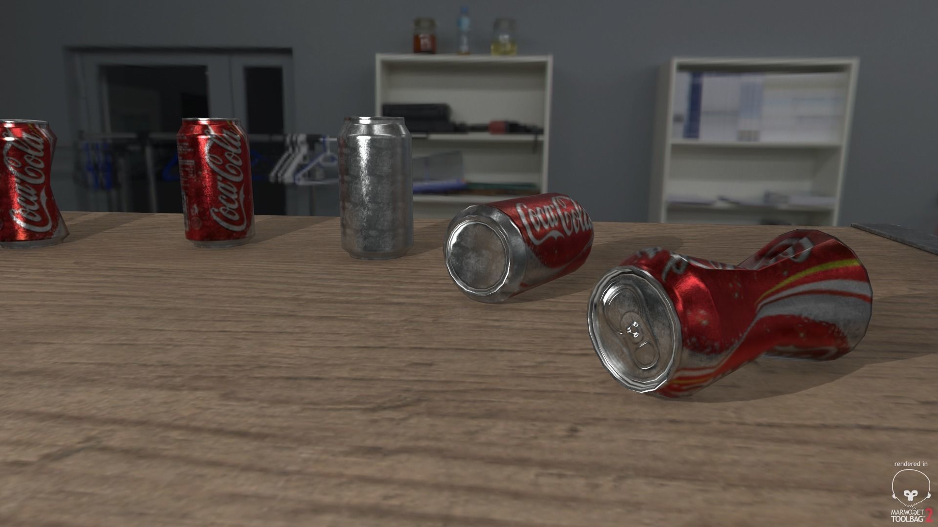 Drinks Can Pack - 33cl - Unbranded Ready to custom Low-poly 3D model_4