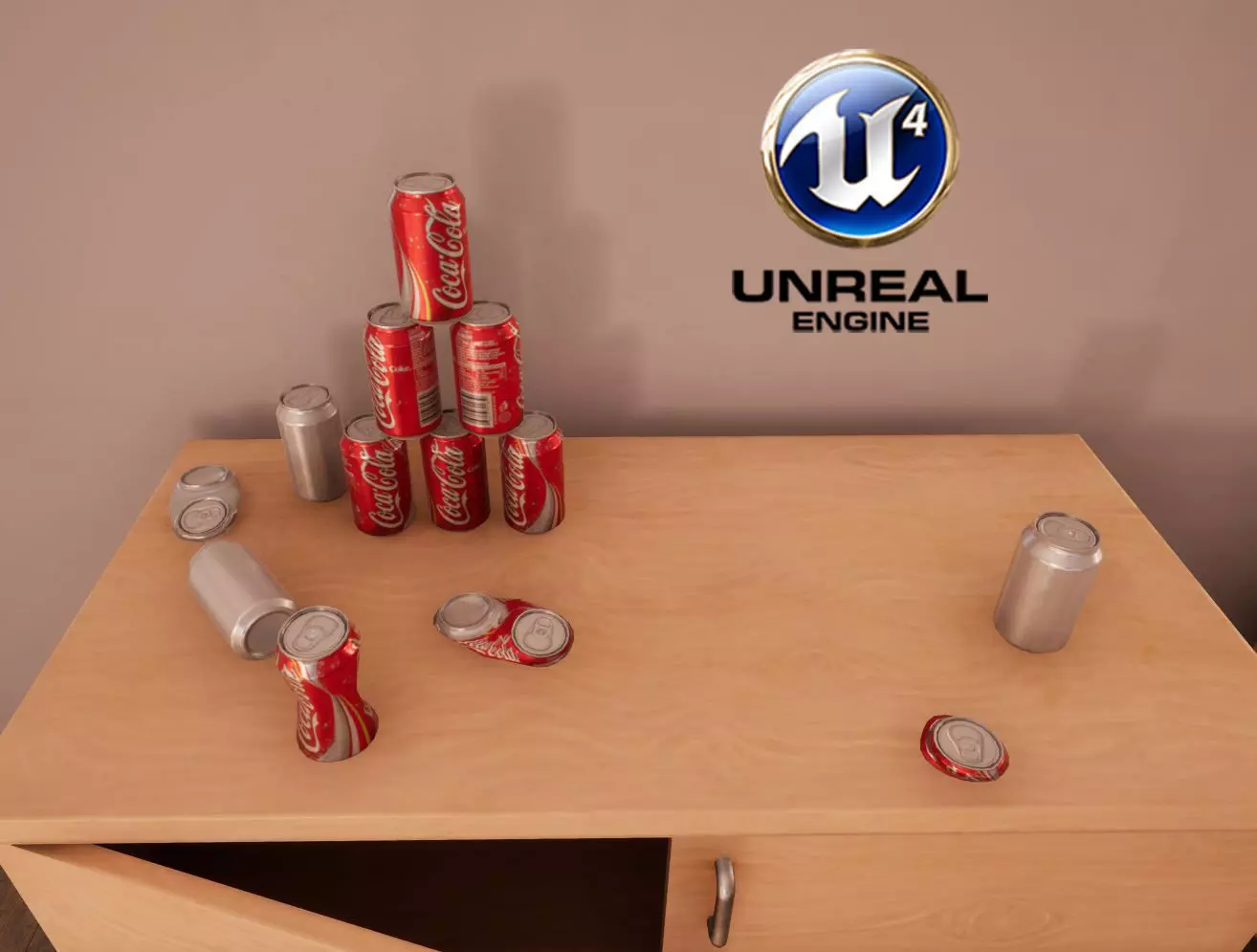 Drinks Can Pack - 33cl - Unbranded Ready to custom Low-poly 3D model_0
