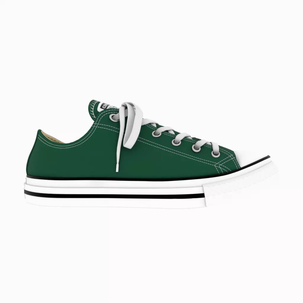 Converse Chuck Taylor All Star Low-Top Midnight Clover CG Low-poly 3D model