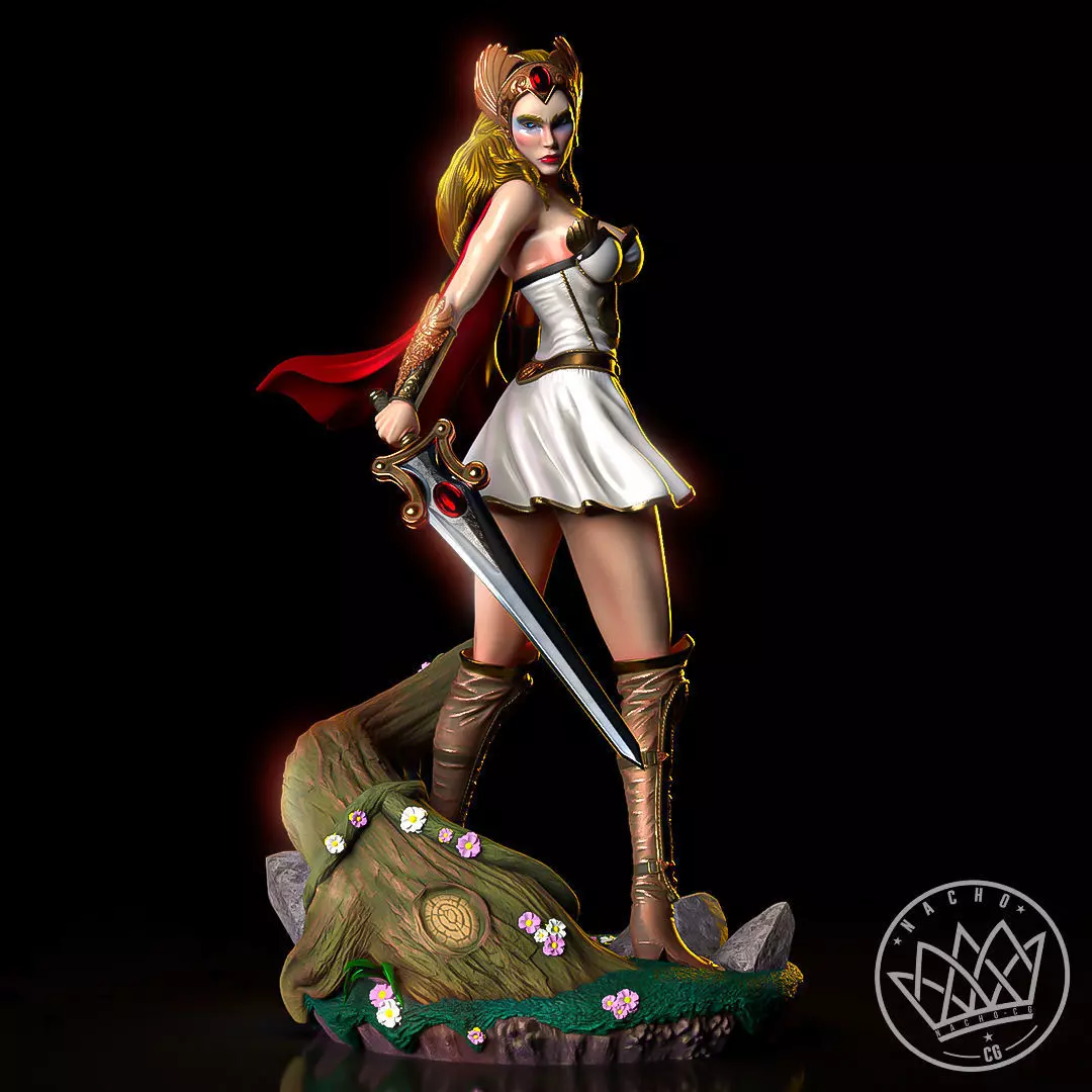 Fan Art - She-ra Princess of Power - Statue 3D print model