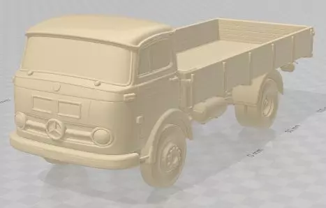 Mercedes Benz L319 1955 Printable Truck 3D print model