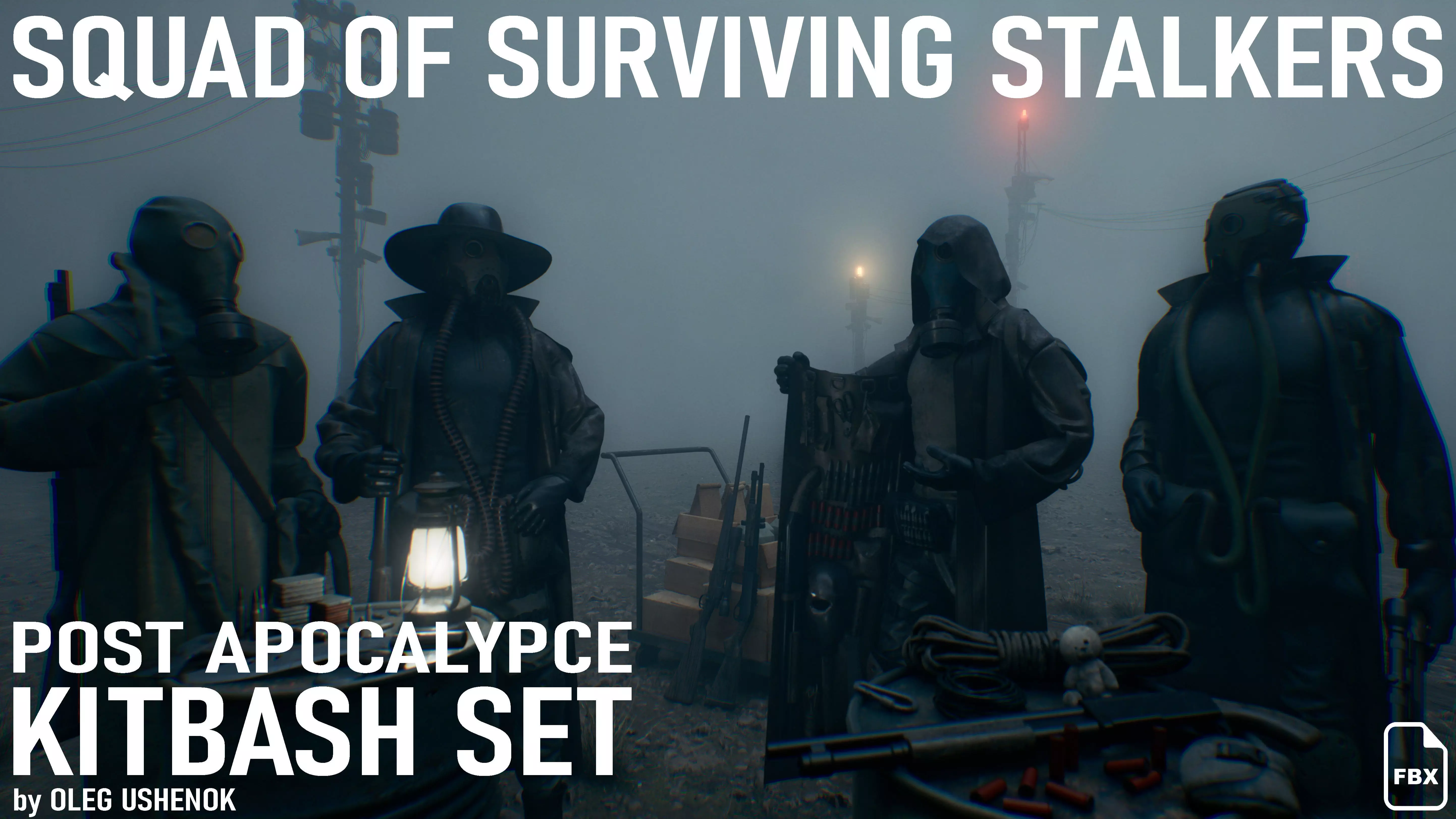 Free sample Squad Of Surviving Stalkers Free 3D model