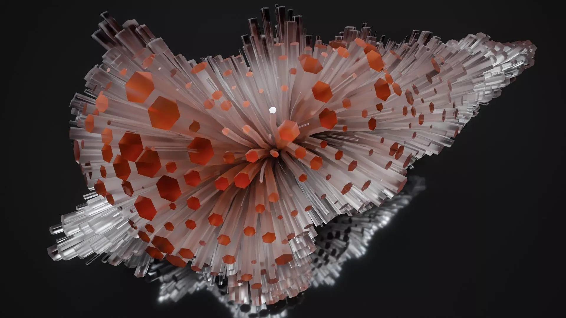 Shell Nerve Crystals 25 3D model