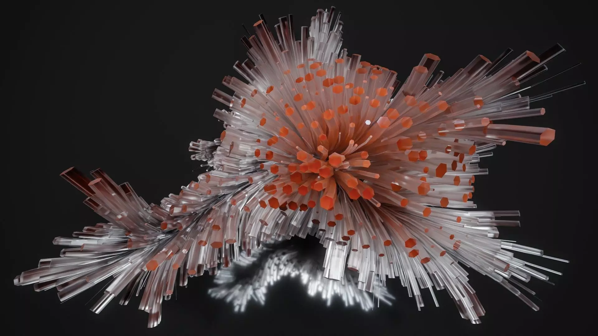 Shell Nerve Crystals 24 3D model