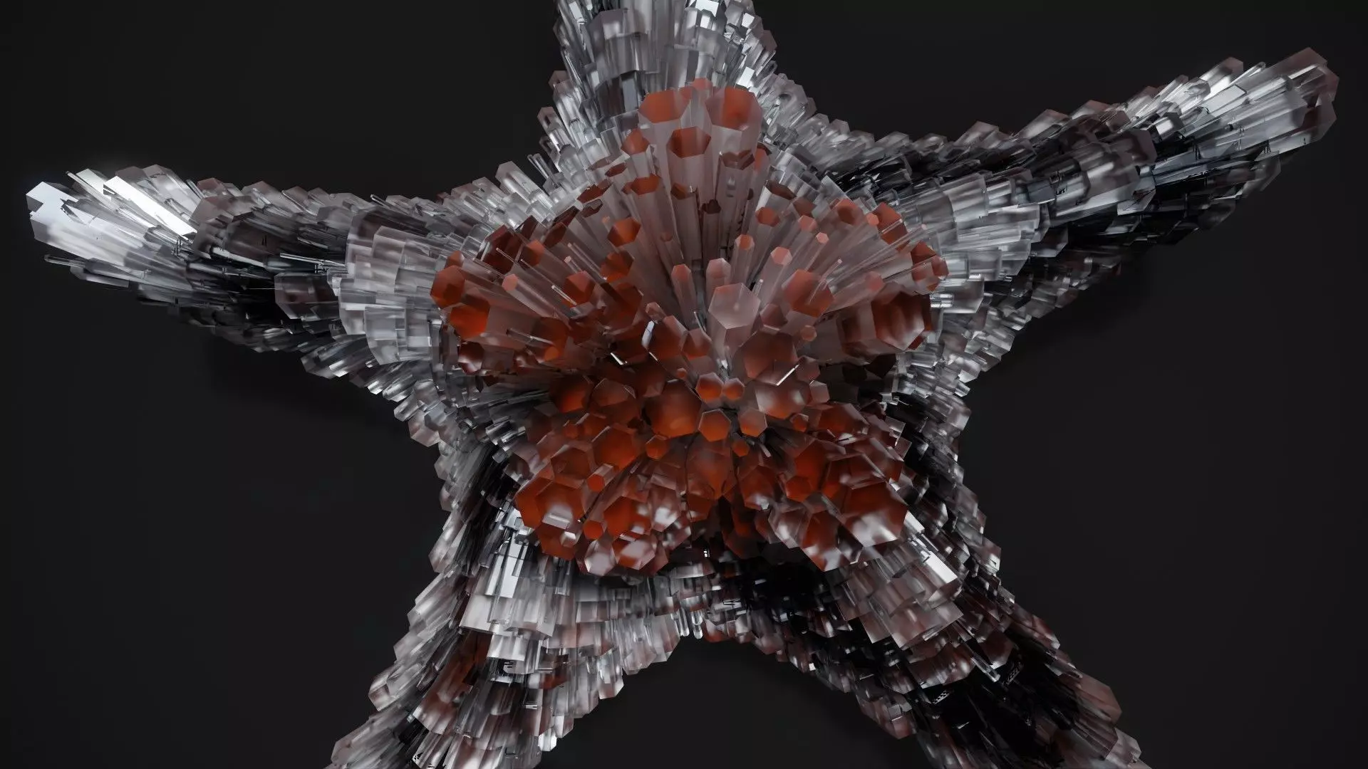 Shell Nerve Crystals 17 3D model