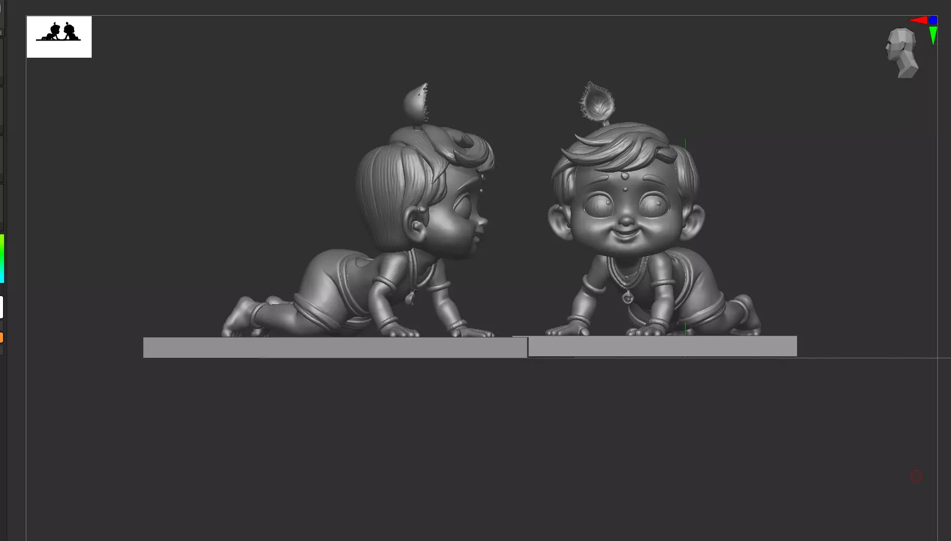 Bal Krishna 3D print model