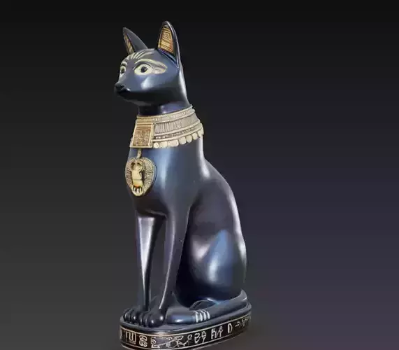 Bastet Egyptian Cat Goddess Statue