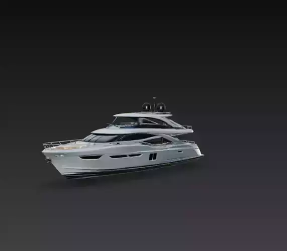 Modern Luxury Super Yacht