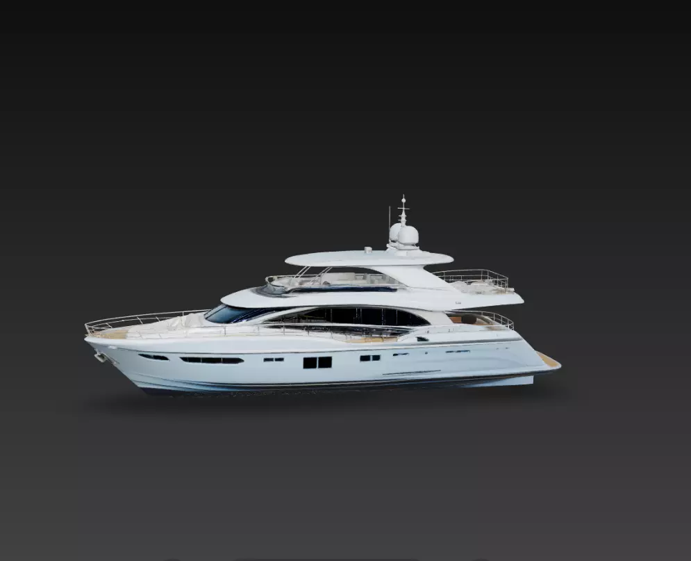 Luxury Modern Motor Yacht 3D print model