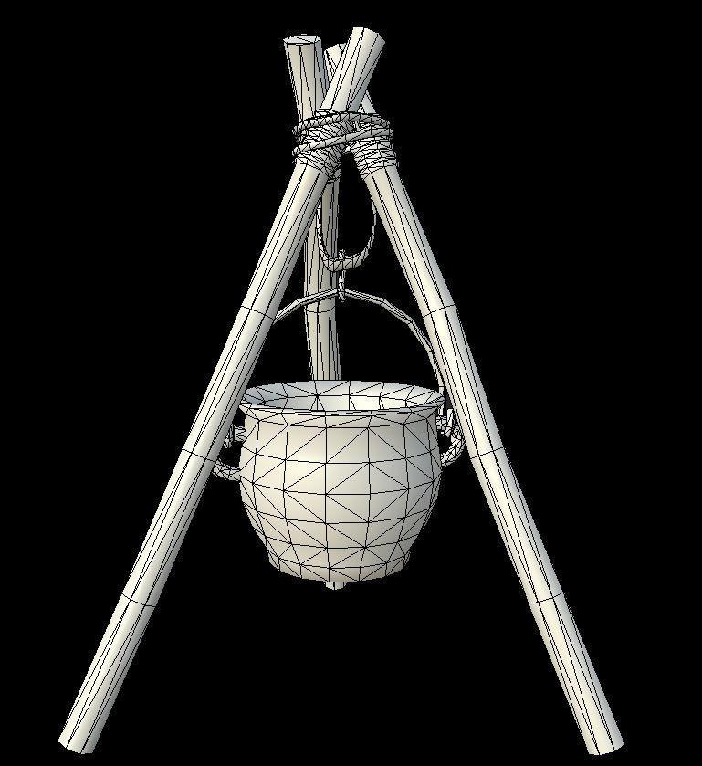 Cooking Pot - PBR - Textured Low-poly 3D model_4