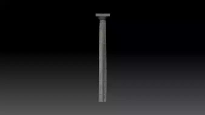 Greek column Free 3D model