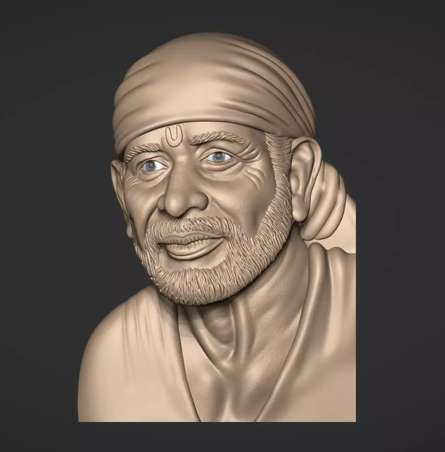 SAI BABA STL Free 3D model