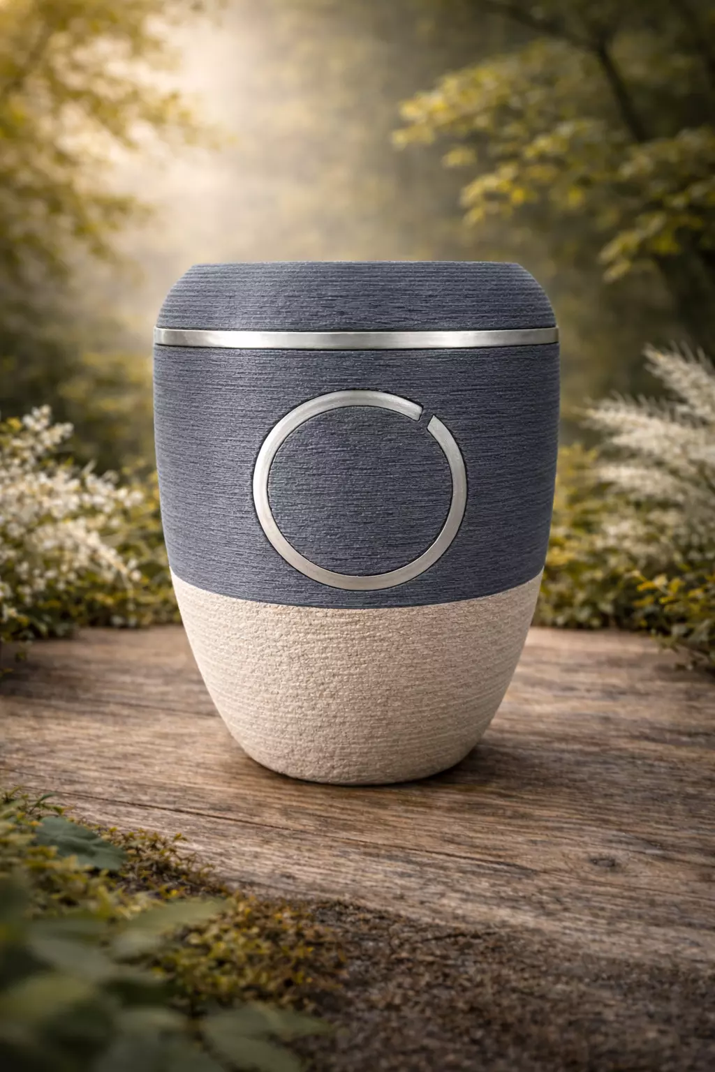 Harmonia Continuum Edition Designer Urn with Circle Symbol 3D print model