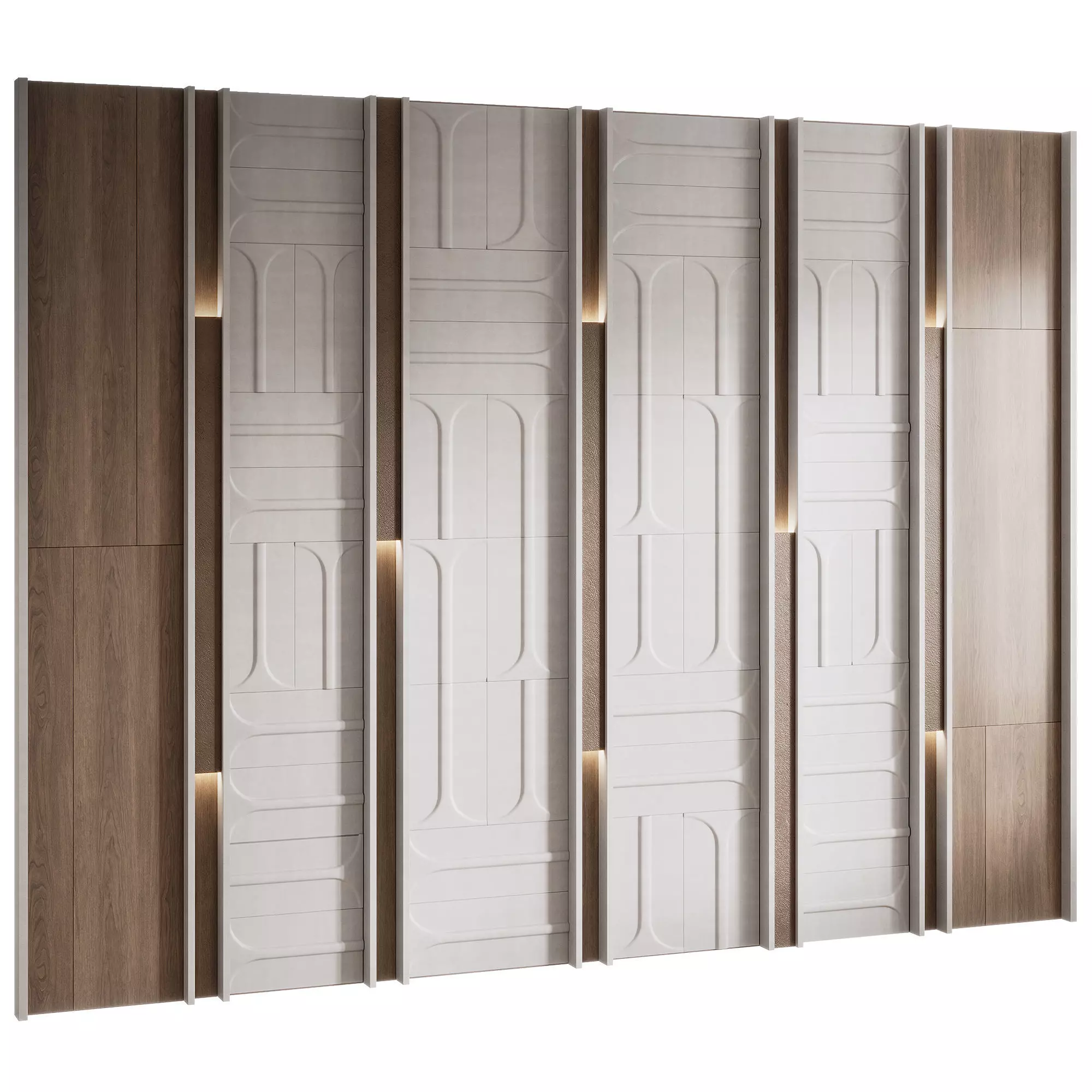 3d wall panel 48 3D model