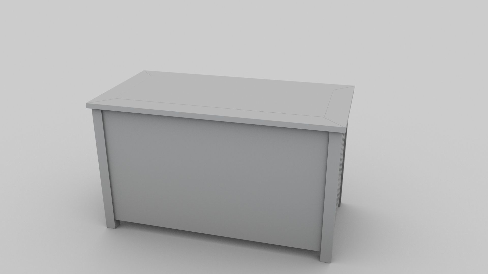 Chest storage 3D model_2