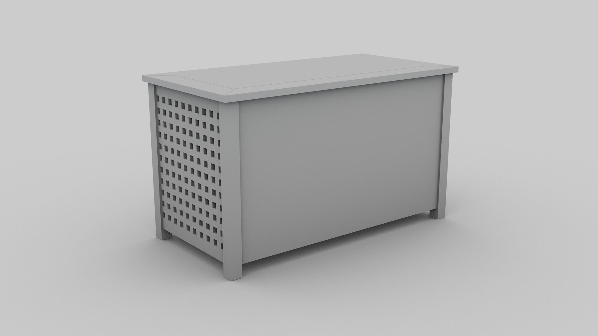 Chest storage 3D model_3
