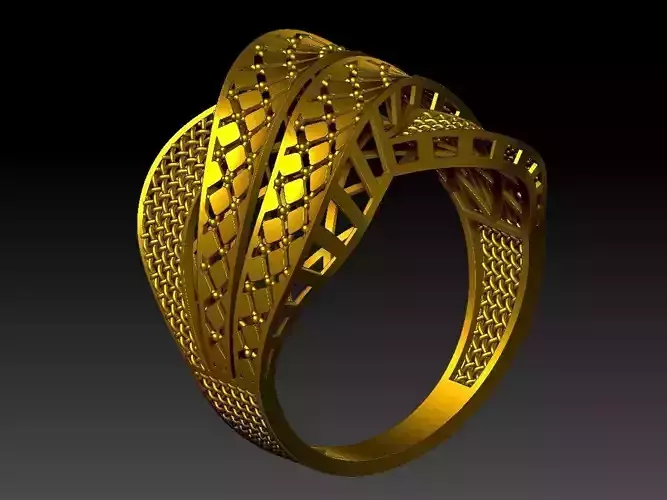 light weight ring  STL file  ready for print 3D print model