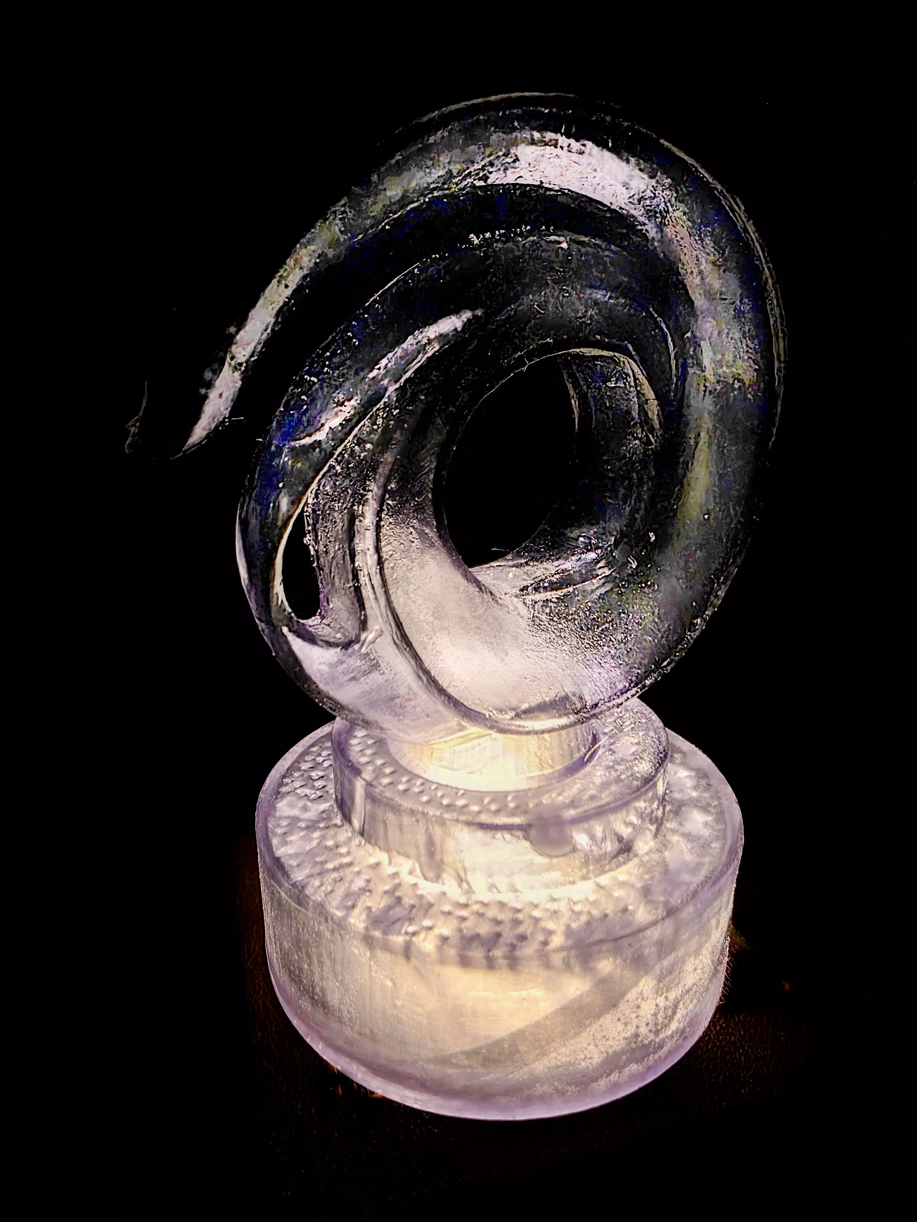 Abstract Spiral Sculpture Lamp Modern Decor 3D Print STL 3D print model