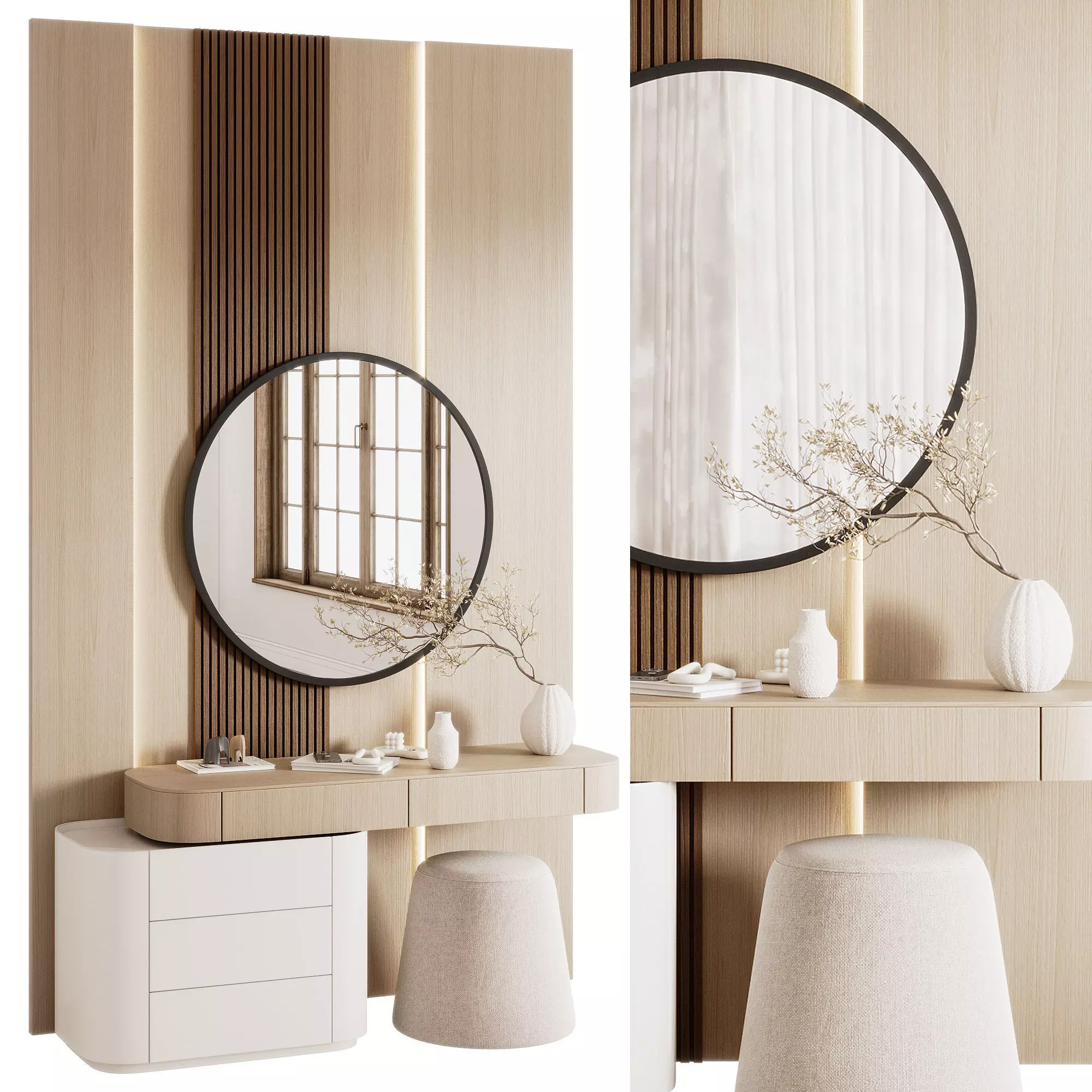 3d wall panel 51 3D model