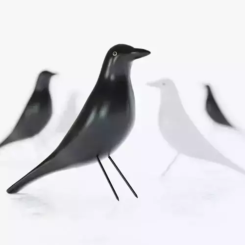 Eames House Bird Figurine 3D model