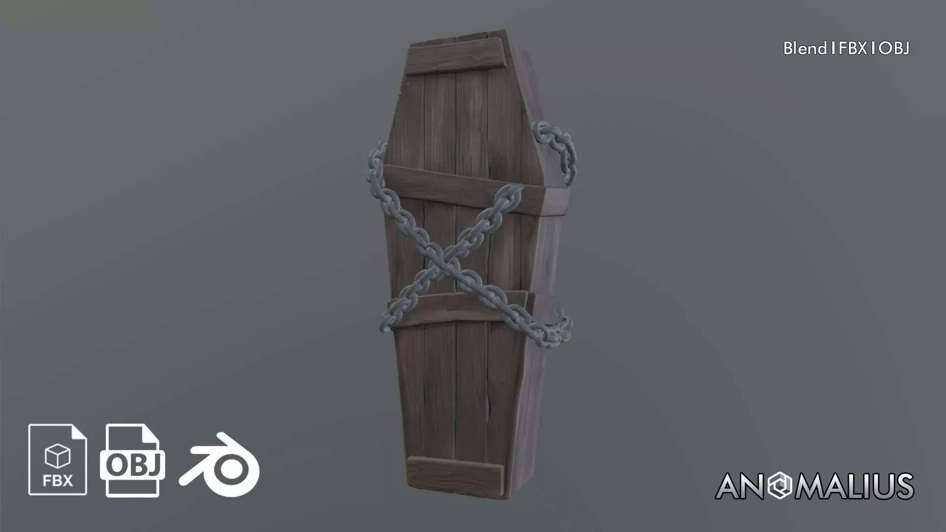 cofffin Free low-poly 3D model