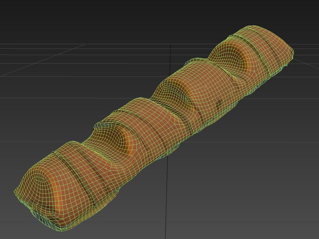 Chocolate bar 3D model_7