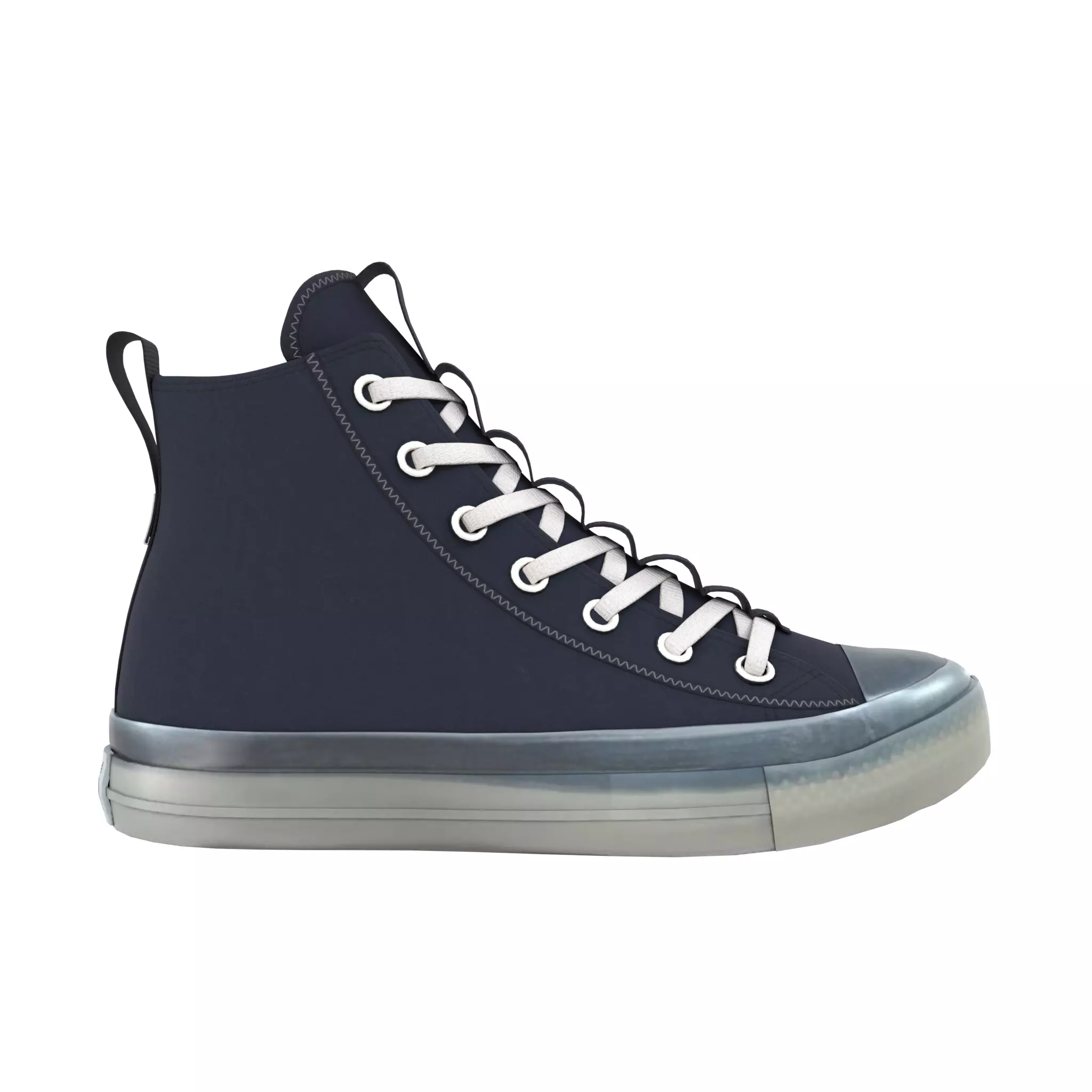 Converse Chuck Taylor All Star CX Explore High CG Low-poly 3D model