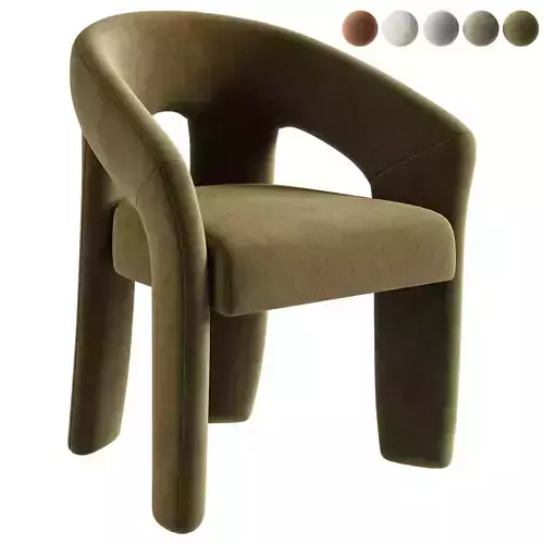 Novara armchair 3D model