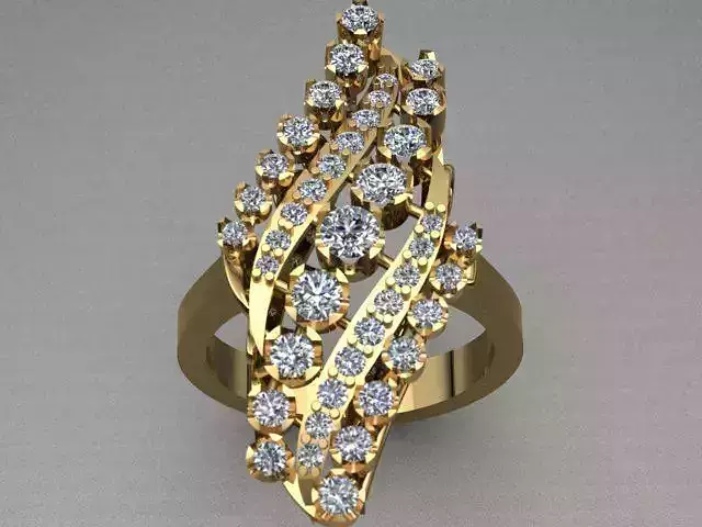 Ottoman Style Diamond Ring