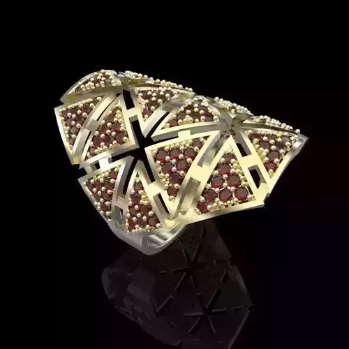 RING FRAGMENTS ART DECO FULL