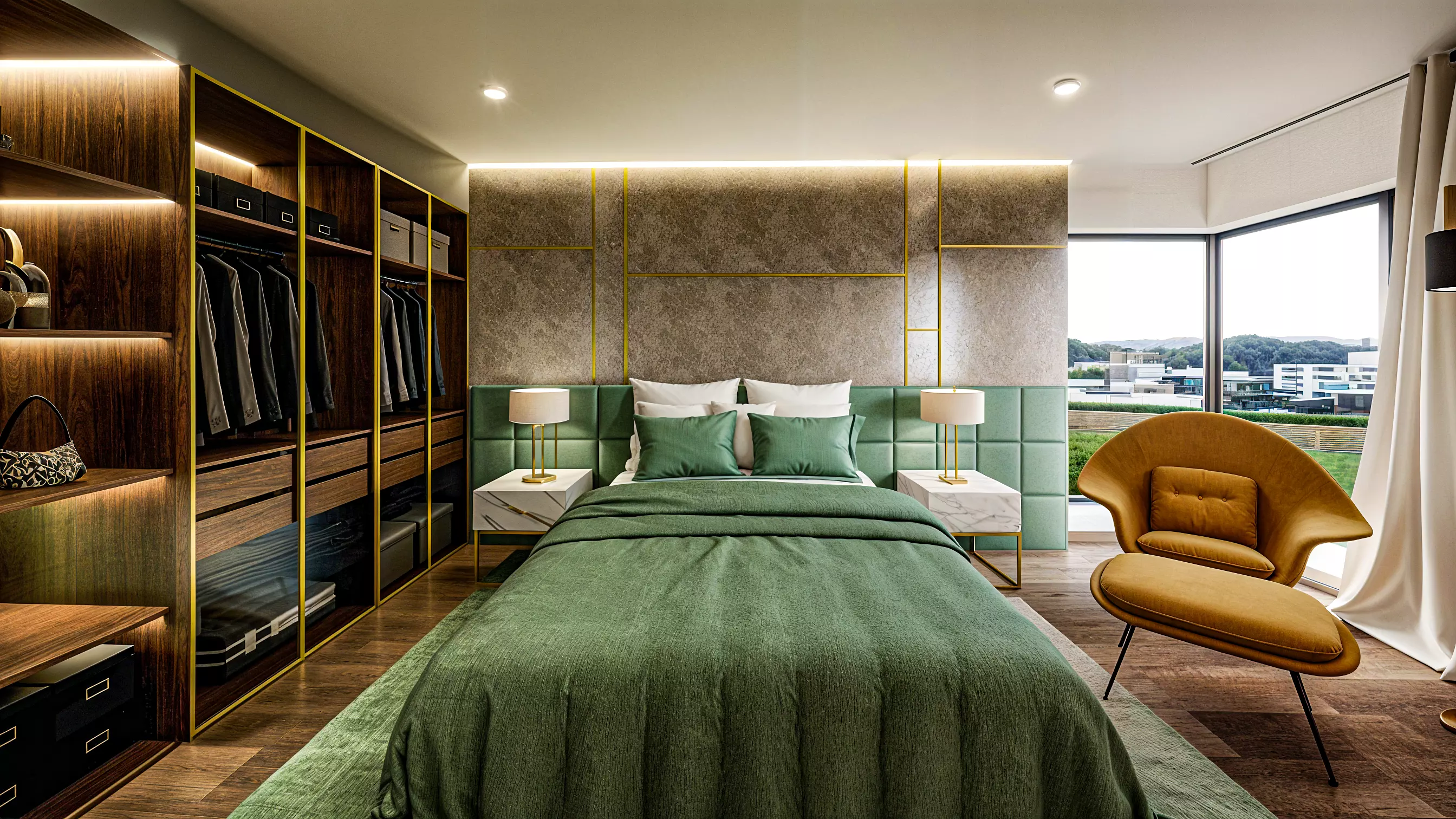 Modern Luxury Suite Full Interior Scene ArchViz Free 3D model