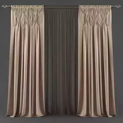 Curtain 3D model 236