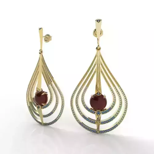 Earring allure flat full