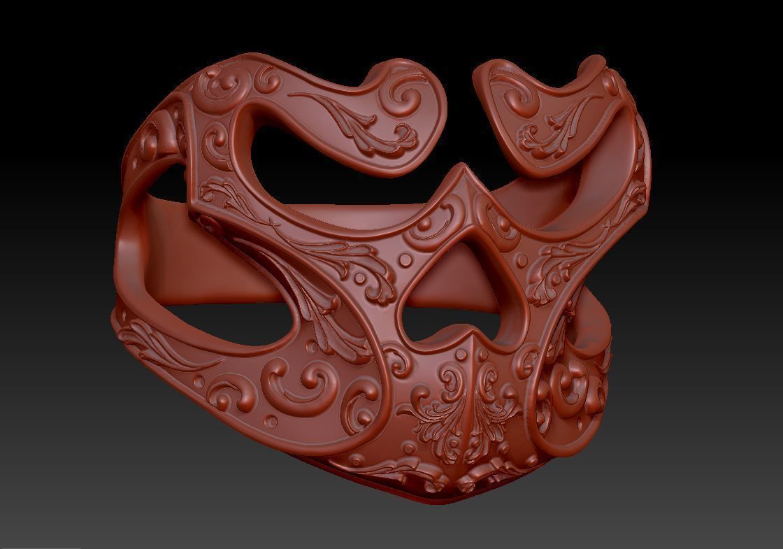 Ring Skull 3D print model_6