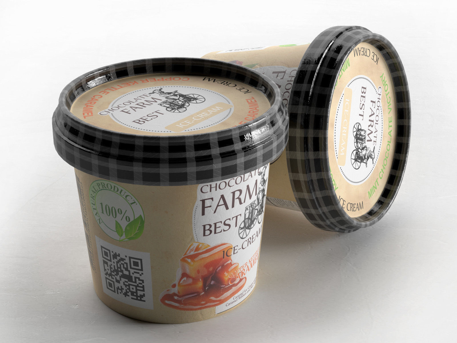 Ice Cream in Cups 3D model_2