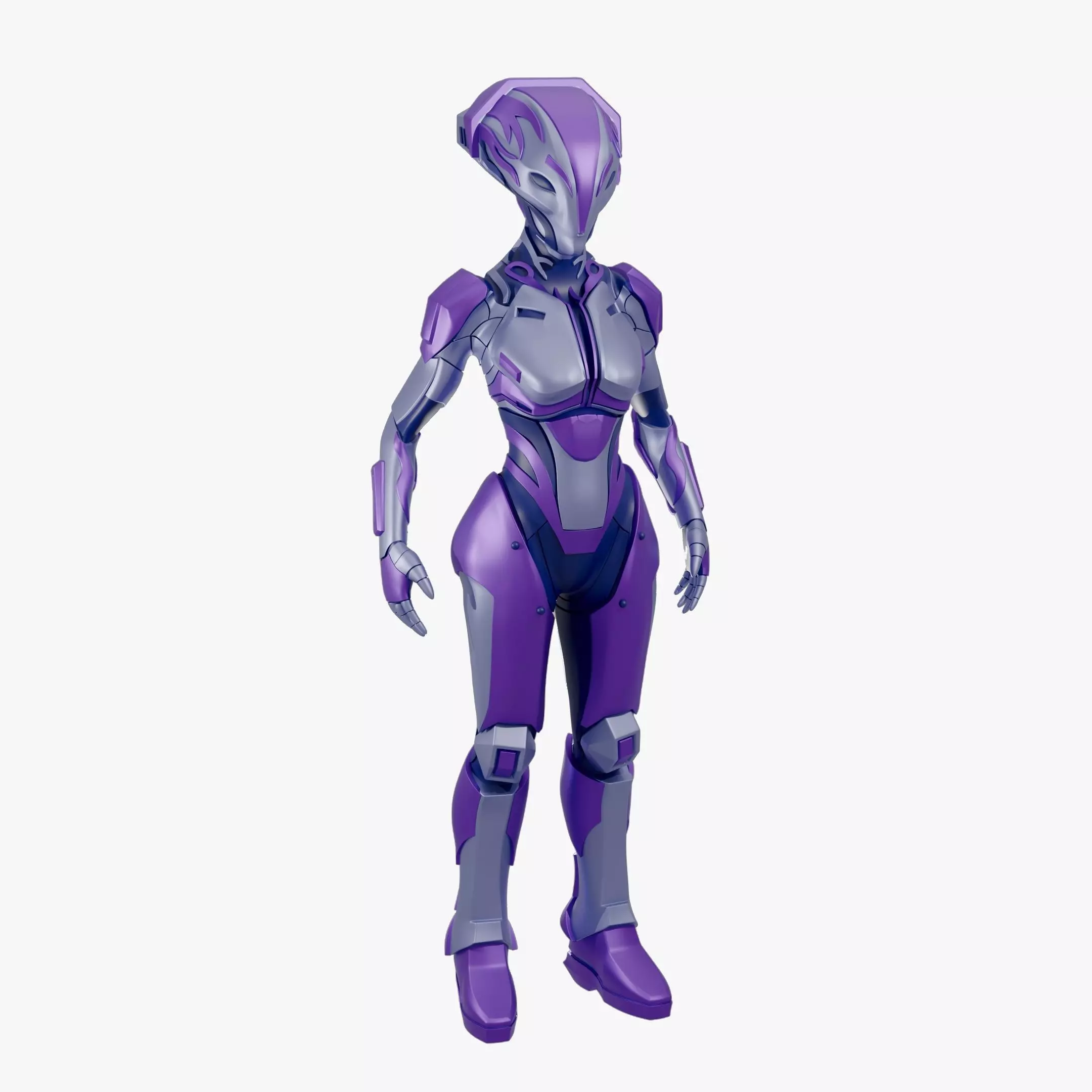 Female Robot 05 - FR05 3D print model