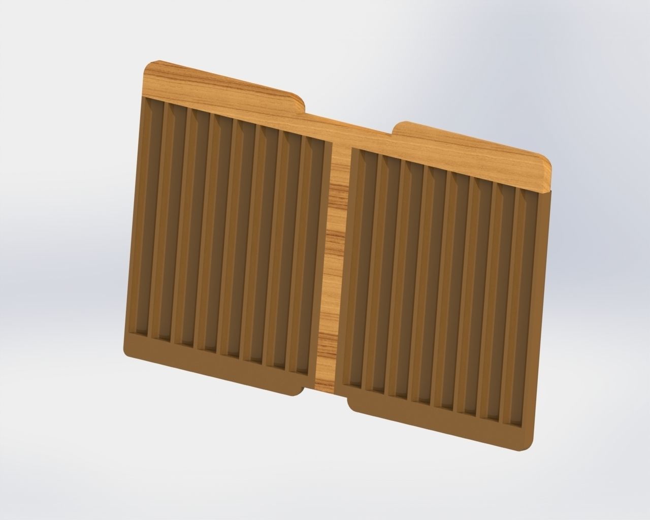 Wooden Cigarette Case CIGBOX 3D model_3