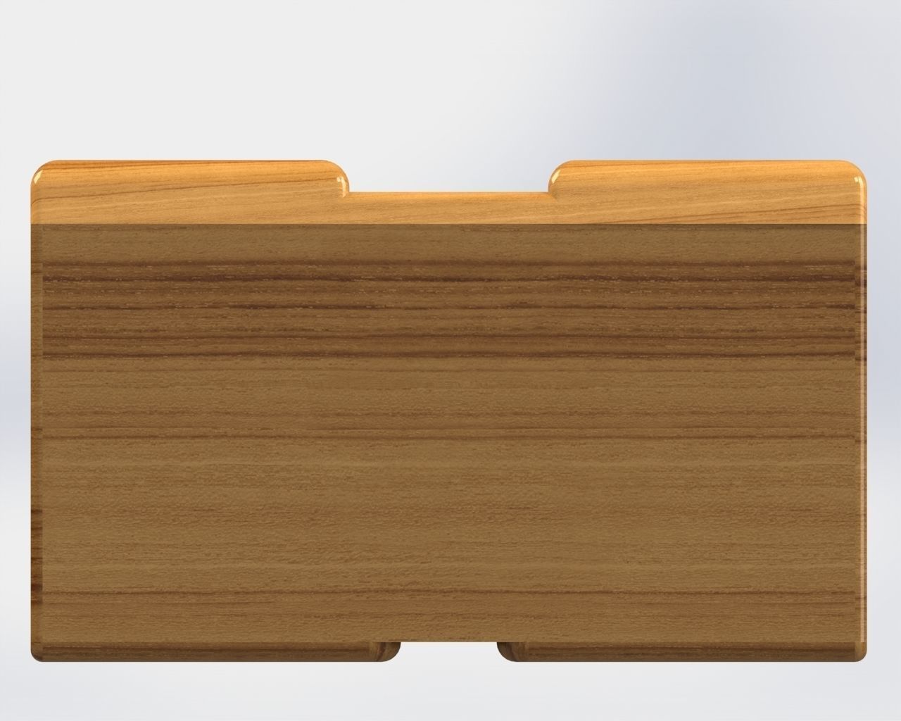 Wooden Cigarette Case CIGBOX 3D model_4