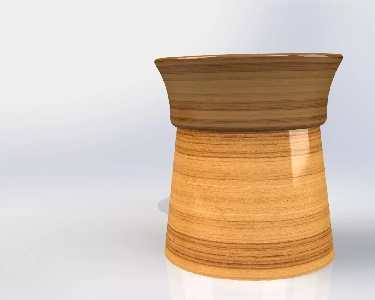 Modern Cup with cap TEMPLAR 3D model_0