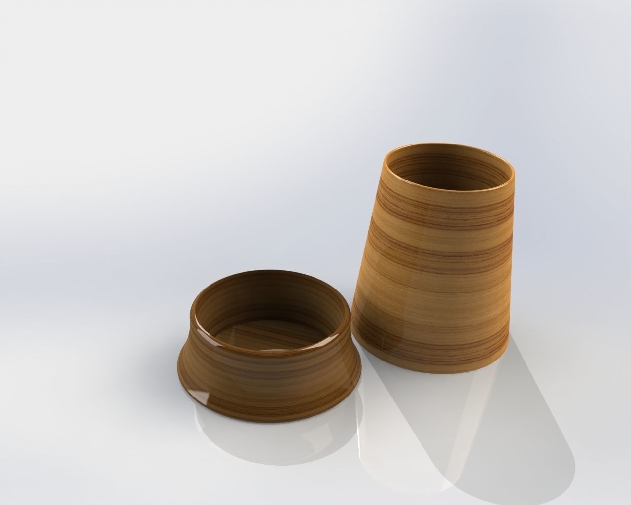 Modern Cup with cap TEMPLAR 3D model_1