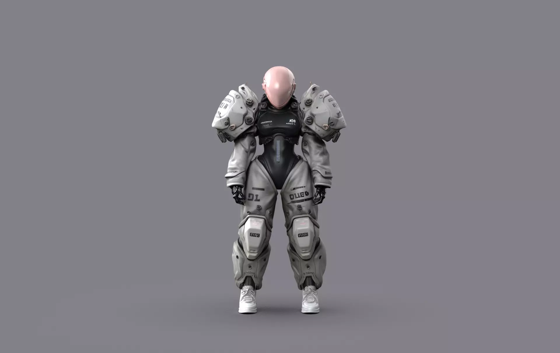 Night City Character Resident 3D model