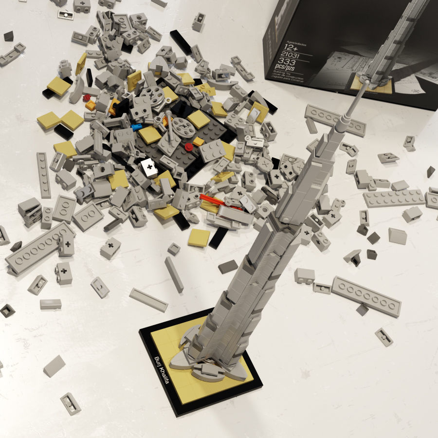 Burj Khalifa - LEGO Architecture 6141908 3D model_1