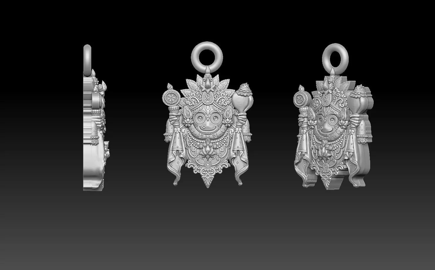 Lord Jagannath stl 3D print model