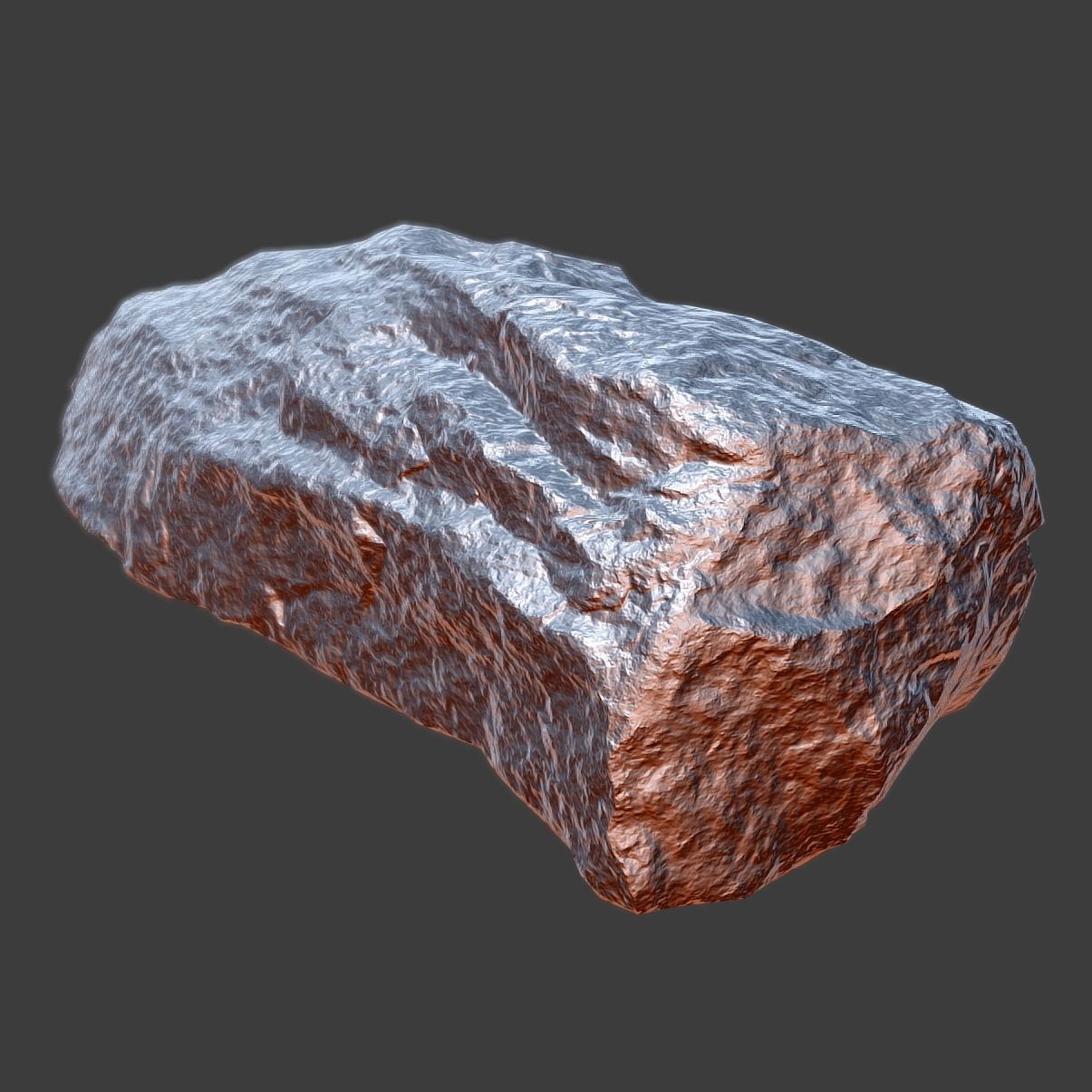 Stones Pack Low-poly 3D model_10