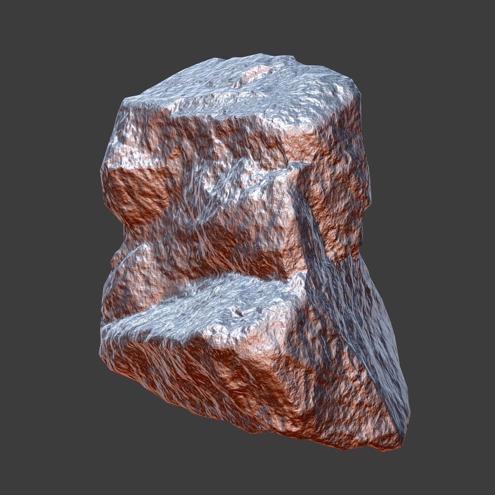 Stones Pack Low-poly 3D model_3