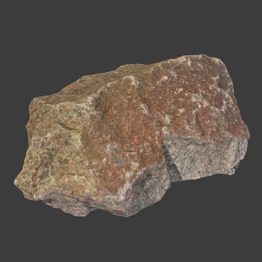 Stones Pack Low-poly 3D model_23