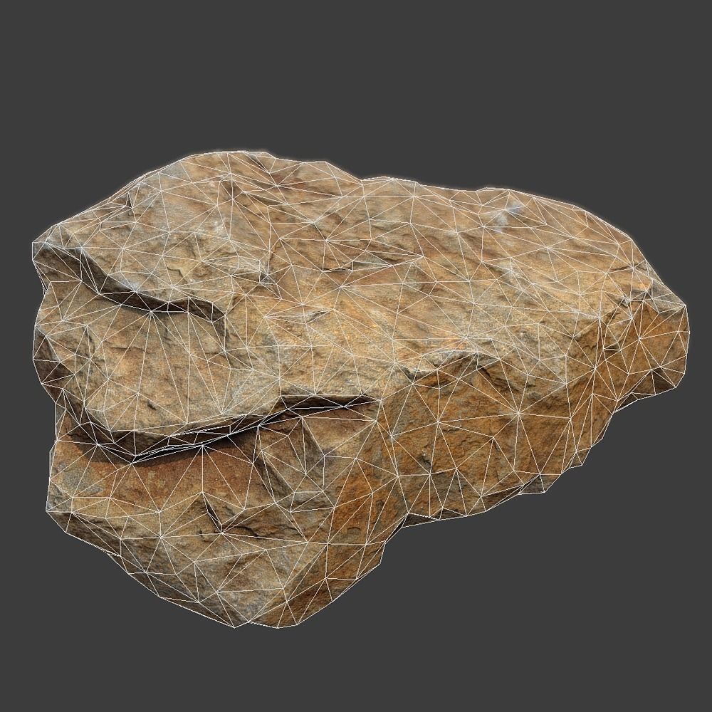 Stones Pack Low-poly 3D model_15