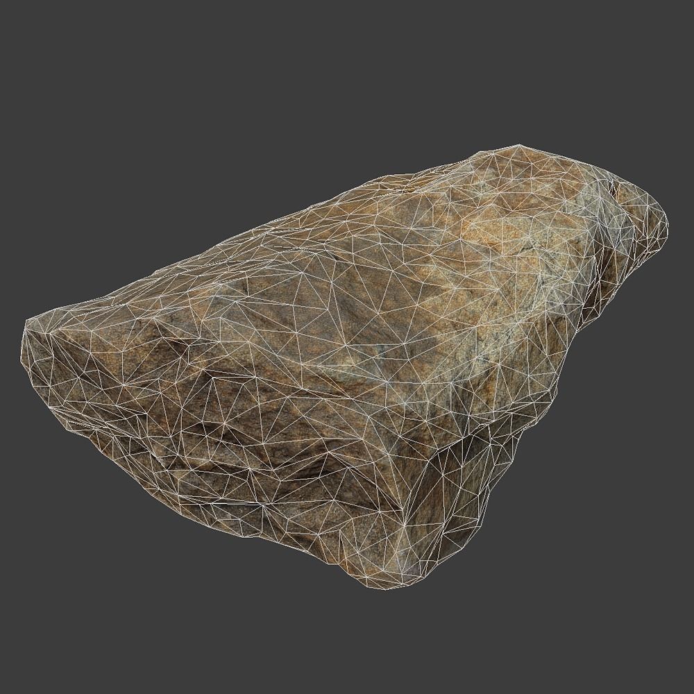 Stones Pack Low-poly 3D model_12