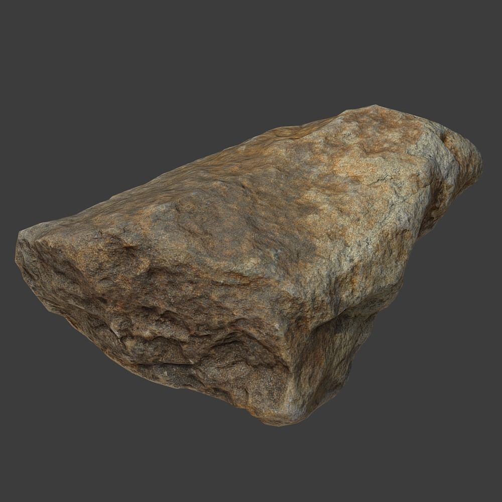 Stones Pack Low-poly 3D model_11