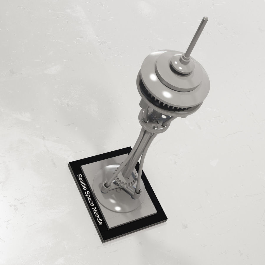 Seattle Space Needle - LEGO Architecture 21003 3D model_1